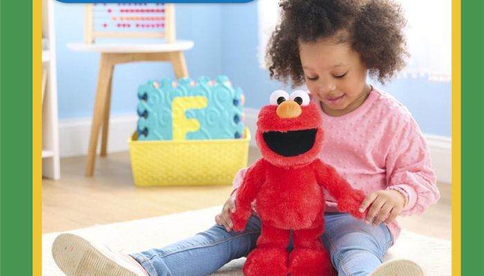 Sesame Street Elmo Slide Plush 0