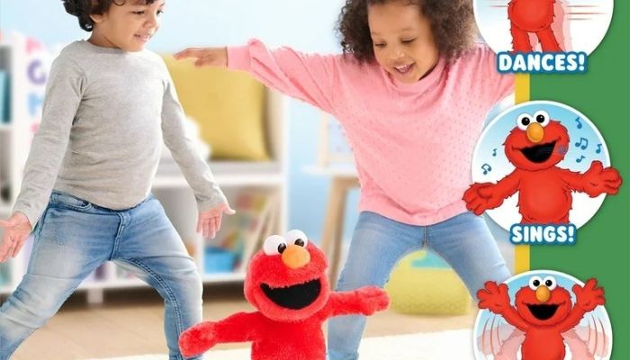 Sesame Street Elmo Slide Plush 1