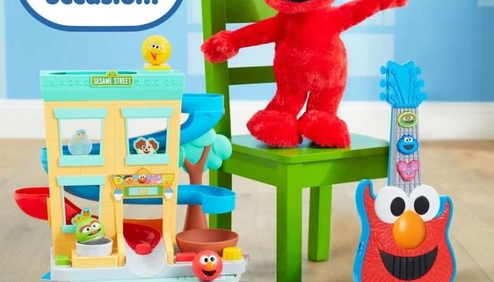 Sesame Street Elmo Slide Plush 2