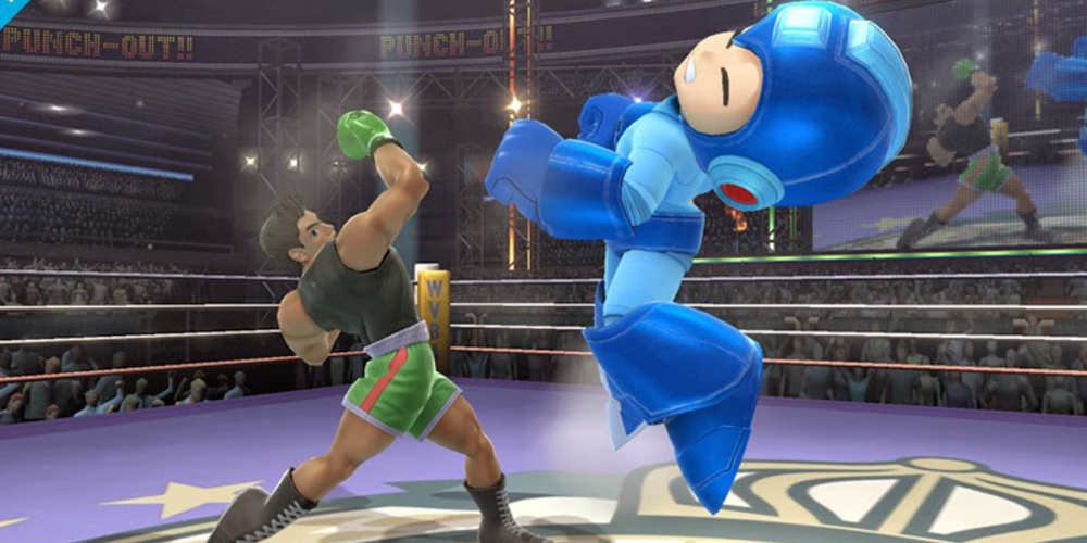game screen boxing two characters